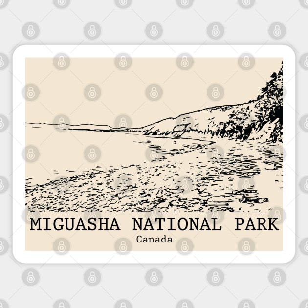 Miguasha National Park - Canada Magnet by Lakeric